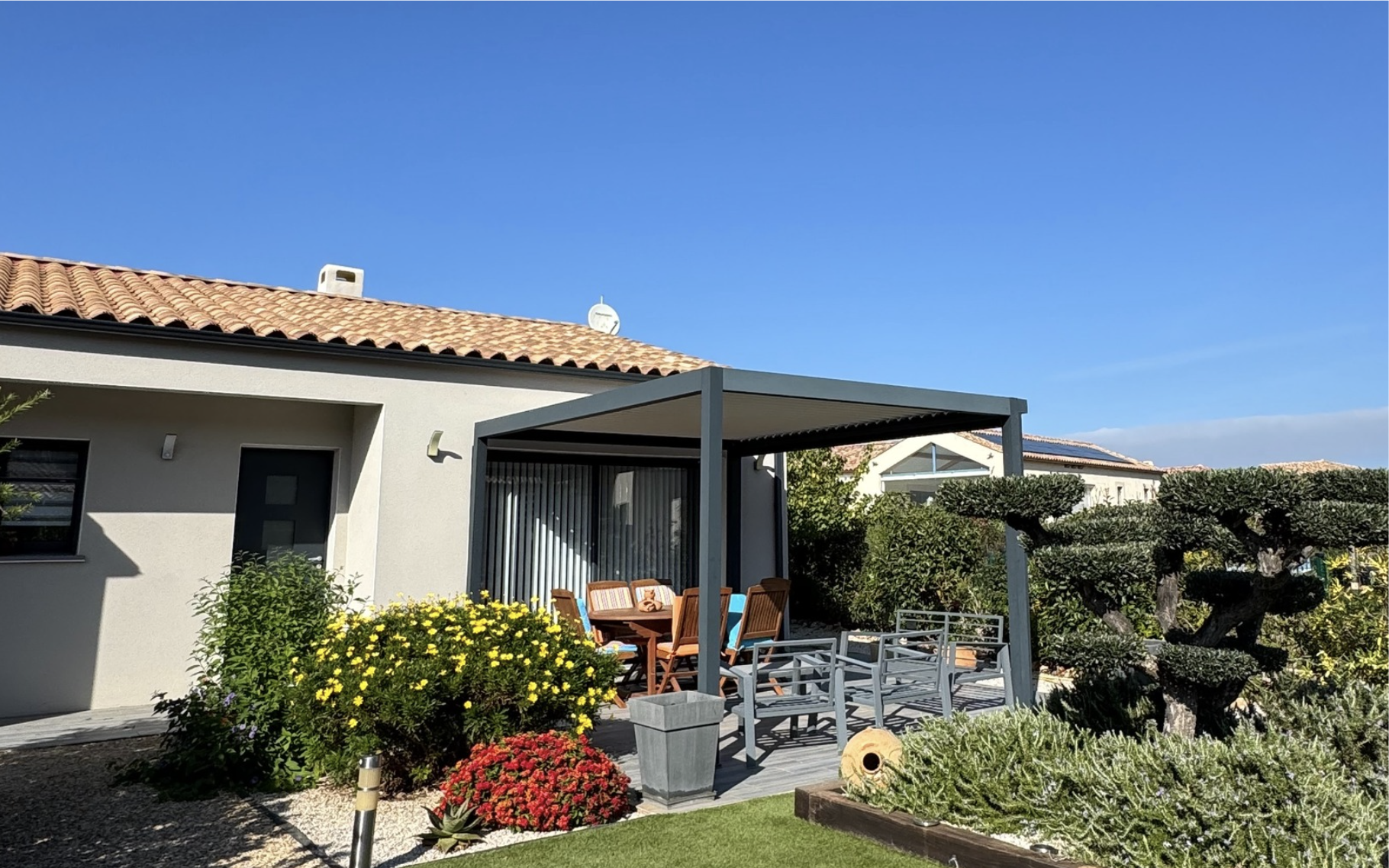 SM Maisons - Vivre dehors en toute sérénité même quand il fait chaud